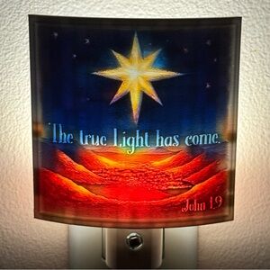 Inspirational Night Light with Star Design